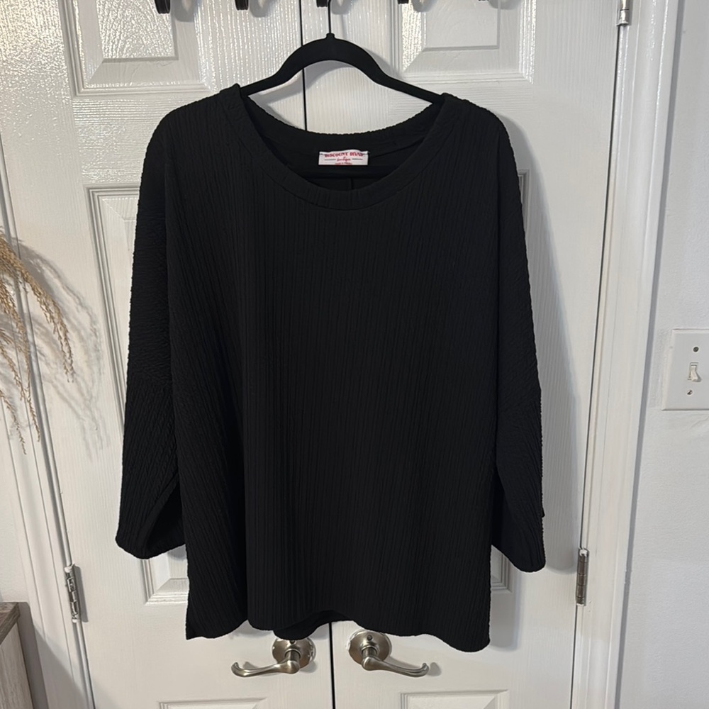 Black Oversized Boxy T-Shirt